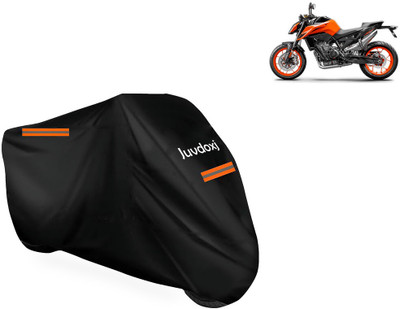 Juvdoxj Waterproof Two Wheeler Cover for KTM(790 Duke BS6, Black)