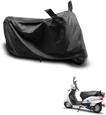 KEDIT Two Wheeler Cover for Hero(Duet VX 110CC BS6, Black)