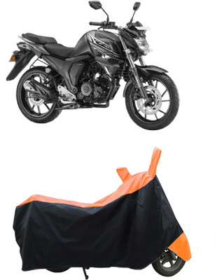 Coxtor Waterproof Two Wheeler Cover for Yamaha(FZ S FI (V 2.0) BS6, Orange)