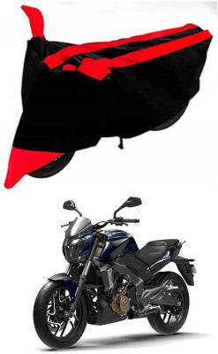 AutoGalaxy Waterproof Two Wheeler Cover for Bajaj(Dominar 250, Red, Black)