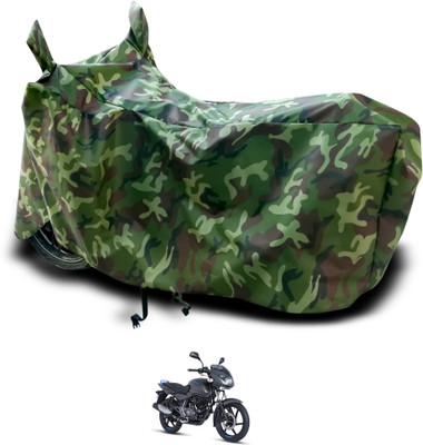 Shri Hanumat Two Wheeler Cover for Bajaj(Pulsar 125, Green)