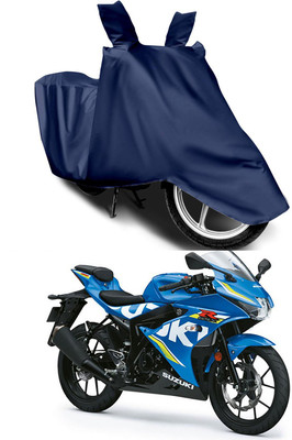 Furious3D Two Wheeler Cover for Suzuki(Gixxer, Blue)