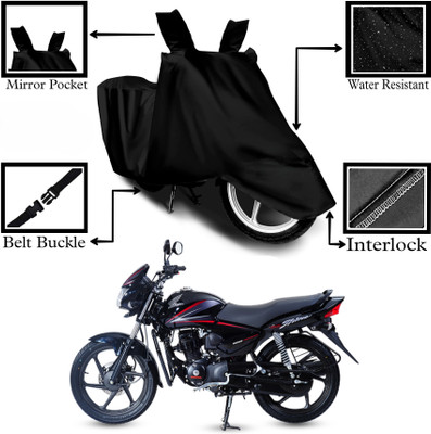 DeepShakshi AUTOMOTIVE Two Wheeler Cover for Honda(SP 125, Black)