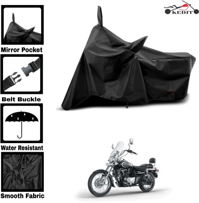 KEDIT Two Wheeler Cover for Bajaj(Avenger Cruise 220 BS6, Black)