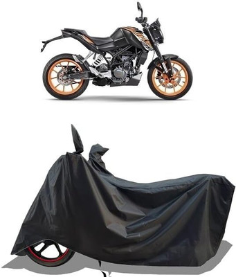 KEDIT Two Wheeler Cover for KTM(125 Duke, Black)