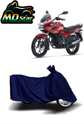 Mdstar Waterproof Two Wheeler Cover for Bajaj(Discover 150 f, Black)