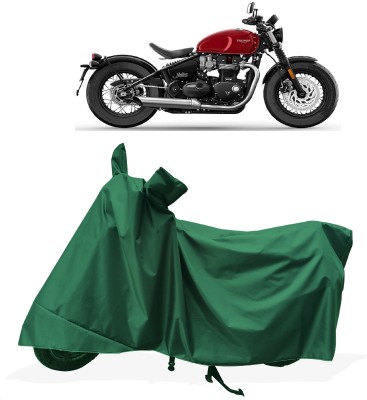 Tricway Two Wheeler Cover for Triumph(Bonneville Bobber, Green)