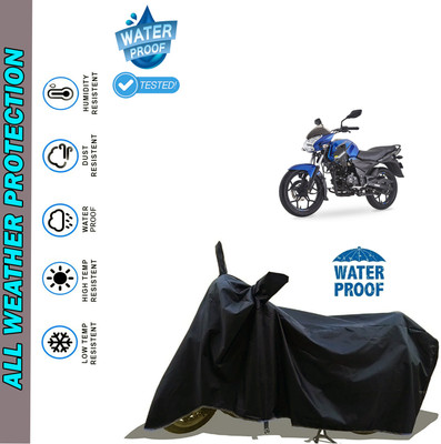 AutoGalaxy Waterproof Two Wheeler Cover for Bajaj(Discover, Black)