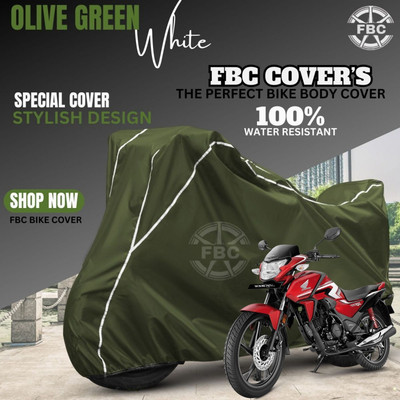 FBC Waterproof Two Wheeler Cover for Honda(SP 125, White)