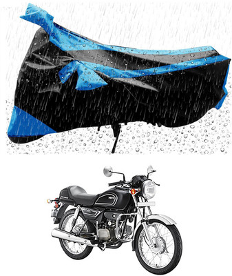 MMSSTAR Waterproof Two Wheeler Cover for Hero(Splendor Pro Classic, Blue, Black)