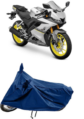 SPECTUS Two Wheeler Cover for Yamaha(YZF-R15 V3 New BS6, Blue)