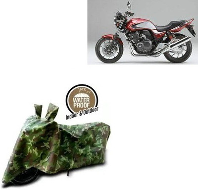 THE REAL ARV Waterproof Two Wheeler Cover for Honda(CB 400, Multicolor)