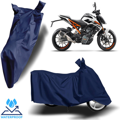 Autoinnovation Waterproof Two Wheeler Cover for KTM(125 Duke, Blue)