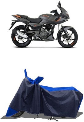 SUGASHRI Waterproof Two Wheeler Cover for Bajaj(Pulsar 180F, Blue, Blue)