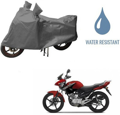 DeepShakshi AUTOMOTIVE Waterproof Two Wheeler Cover for Yamaha(YBR 125, Grey)
