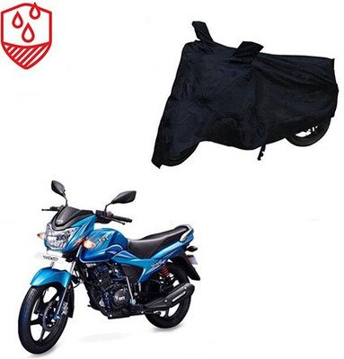 MMSSTAR Waterproof Two Wheeler Cover for TVS(Victor New, Black)