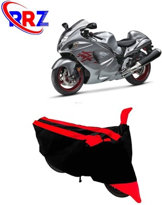 RRZ Waterproof Two Wheeler Cover for Suzuki(GSX R1300 Hayabusa, Black, Red)