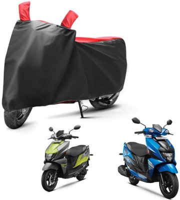 sowelar Waterproof Two Wheeler Cover for Suzuki(Avenis 125, Black, Red)