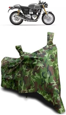 malti Waterproof Two Wheeler Cover for Triumph(Thruxton 1200 R, Multicolor)