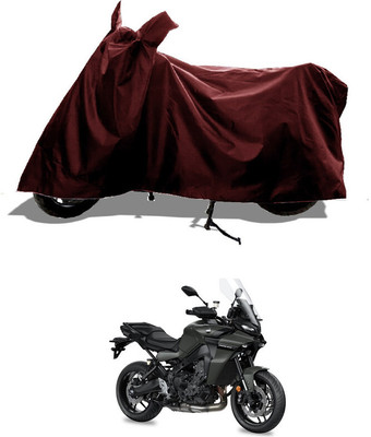 GROFATIK Two Wheeler Cover for Yamaha(MT 09, Maroon)