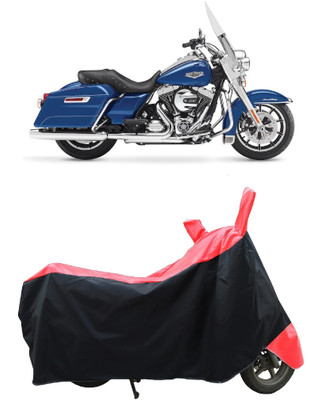 Coxtor Two Wheeler Cover for Harley Davidson(Road King, Red)