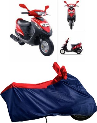 APNEK Waterproof Two Wheeler Cover for Mahindra(Flyte, Blue, Red)