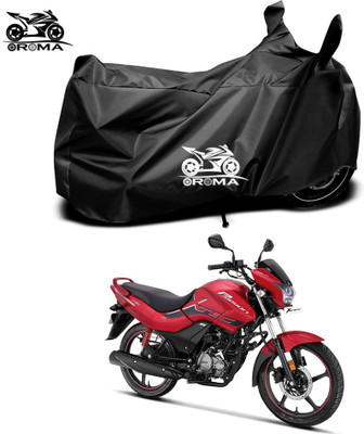 Oroma Waterproof Two Wheeler Cover for Hero(MotoCorp Pleasure Plus, Black)