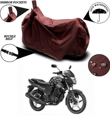 AASHTIK MART Two Wheeler Cover for Yamaha(SZ-RR BS6, Maroon)