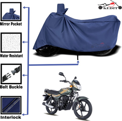 AASHTIK MART Two Wheeler Cover for Bajaj(Blue)
