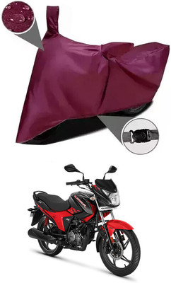 DeepShakshi AUTOMOTIVE Waterproof Two Wheeler Cover for Hero(New Glamour BS6, Maroon)
