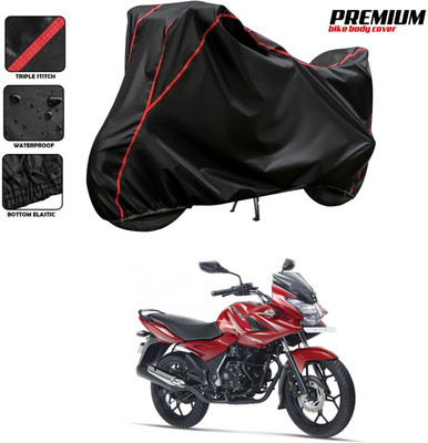 PAGORA Waterproof Two Wheeler Cover for Bajaj(Discover 150 f, Black)