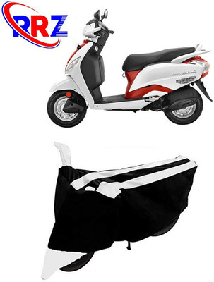 RRZ Waterproof Two Wheeler Cover for Hero(Maestro, Black, White)