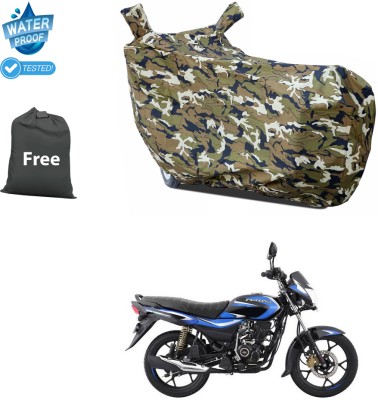 CODOKI Waterproof Two Wheeler Cover for Bajaj(Platina 110 H-Gear BS6, Yellow)