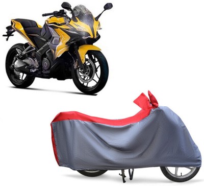 EGAL Waterproof Two Wheeler Cover for Bajaj(Pulsar SS400, Red)