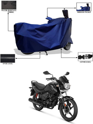 GOSHIV-car and bike accessories Waterproof Two Wheeler Cover for Hero(Passion Pro, Blue)