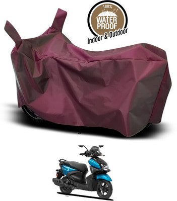 SEBONGO Waterproof Two Wheeler Cover for Yamaha(Ray ZR, Maroon)