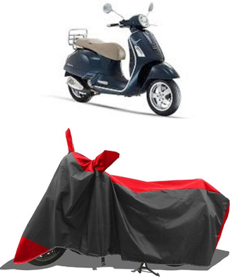 SPECTUS Two Wheeler Cover for Vespa(GTS 300 BS6, Red)