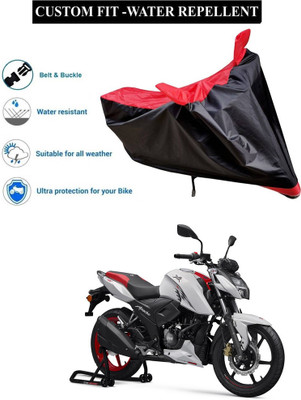 PAGORA Waterproof Two Wheeler Cover for TVS(Apache RTR 160, Red)