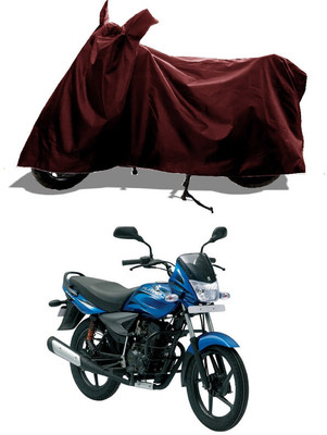 GROFATIK Two Wheeler Cover for Bajaj(Platina 100 DTS-i, Maroon)