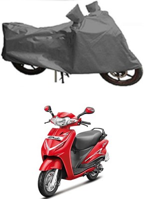 Mdstar Waterproof Two Wheeler Cover for Hero(Duet VX 110CC, Grey)