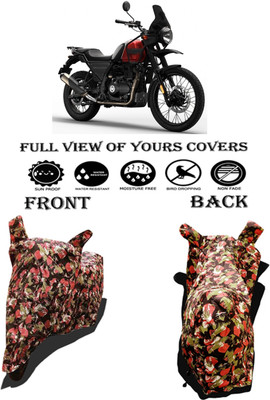 Amexride Two Wheeler Cover for Royal Enfield(Himalayan, Multicolor)