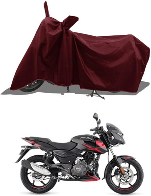 KEDIT Two Wheeler Cover for Bajaj(Pulsar 150, Maroon)