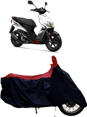 KEDIT Two Wheeler Cover for Yamaha(Jog R, Red, Black)