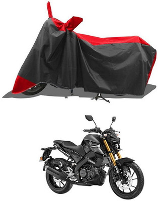 PAGORA Waterproof Two Wheeler Cover for Yamaha(MT 15 New BS6, Red, Black)