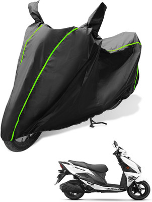 Auto Hub Waterproof Two Wheeler Cover for Suzuki(Avenis 125, Black)
