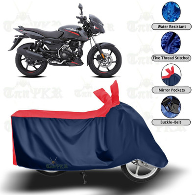 sowelar Waterproof Two Wheeler Cover for Bajaj(Pulsar 125, Red, Blue)