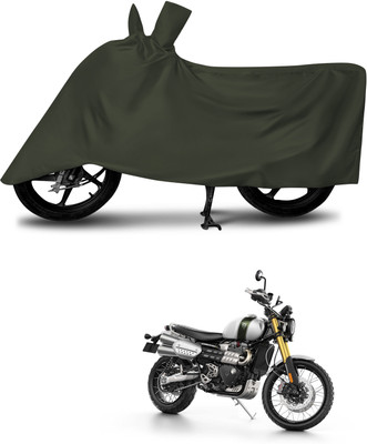 aosis Waterproof Two Wheeler Cover for Triumph(Scrambler 1200, Green)