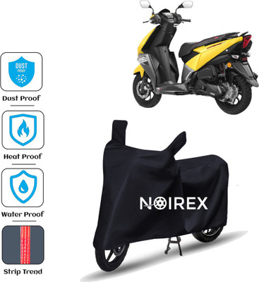 NOIREX Two Wheeler Cover for TVS(NTORQ, Black)