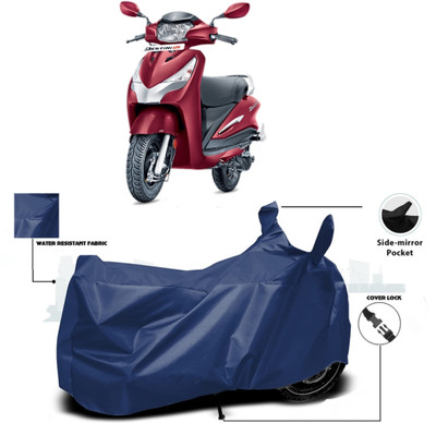 MMSSTAR Waterproof Two Wheeler Cover for Hero(MotoCorp Destini 125, Blue)