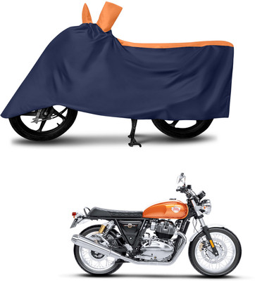 DeepShakshi AUTOMOTIVE Waterproof Two Wheeler Cover for Royal Enfield(Interceptor 650, Multicolor)